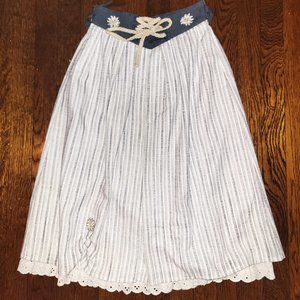 Vintage Landhaus Oktoberfest Dirndl Skirt - Size 146/XS